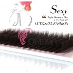Gene false fir cu fir Yelix Premium Lash color D/0.10 de 10-13mm Dark Brown